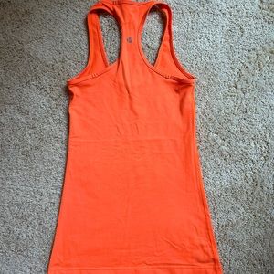 Neon Orange Lululemon Tank-Size 2